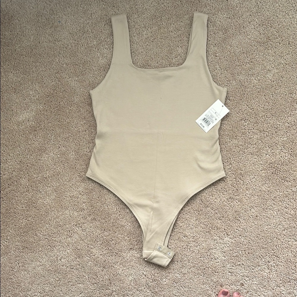 a new day Cream Shapewear Bodysuit Intimates